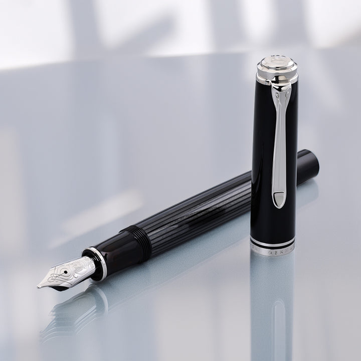 Pelikan Souverän M805 Stresemann Gray Stripes Fountain Pen