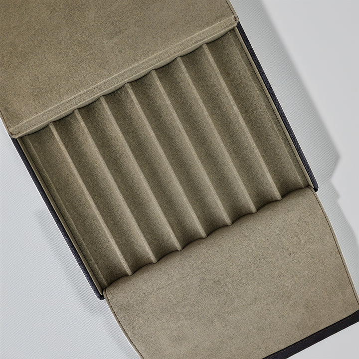 Pen Case for 8 Writing Instruments in Grain Leather