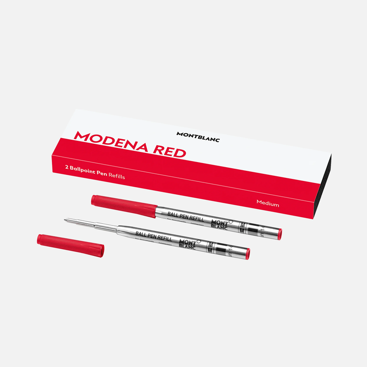 Montblanc 2pk Ballpoint Refills in Moderna Red by Mont Blanc