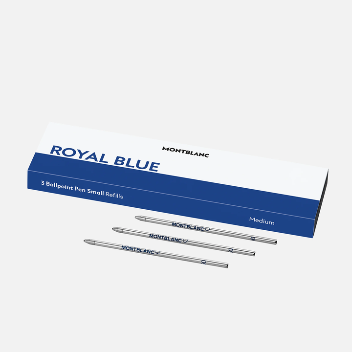 Montblanc 3pk Small Ballpoint Refills in Royal Blue by Mont Blanc. Fits Meisterstück Hommage à W.A. Mozart