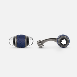 Montblanc Starwalker Spaceblue Cufflinks in Steel and Lacquer