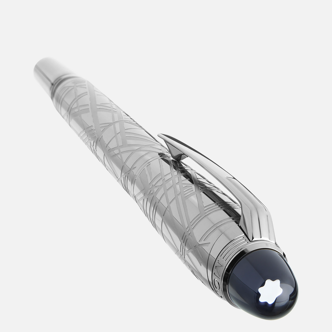 Montblanc Starwalker Spaceblue Metal Fineliner/Rollerball by Mont Blanc