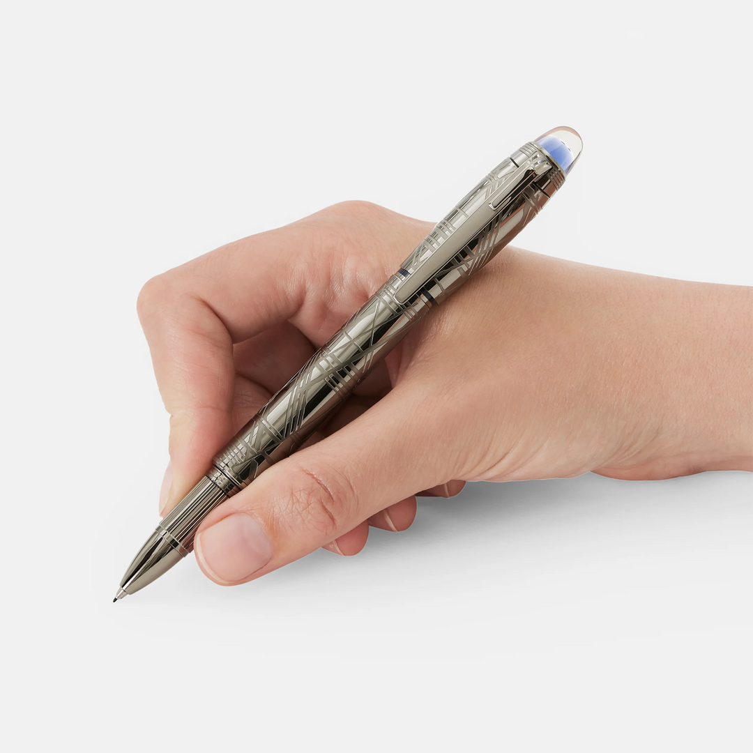 Montblanc Starwalker Spaceblue Metal Fineliner/Rollerball by Mont Blanc