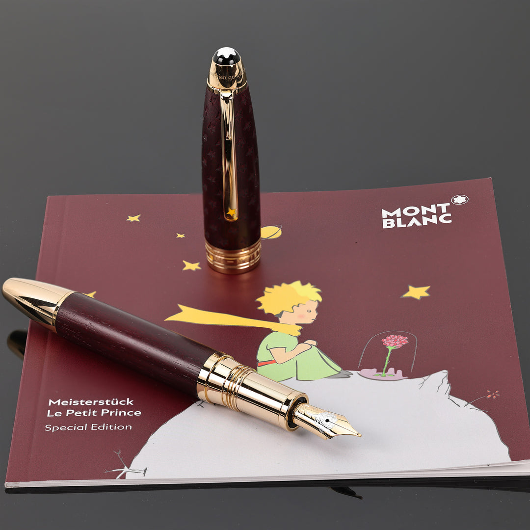 Montblanc Meisterstück Solitaire 146 Petit Prince &amp; Planet Fountain Pen