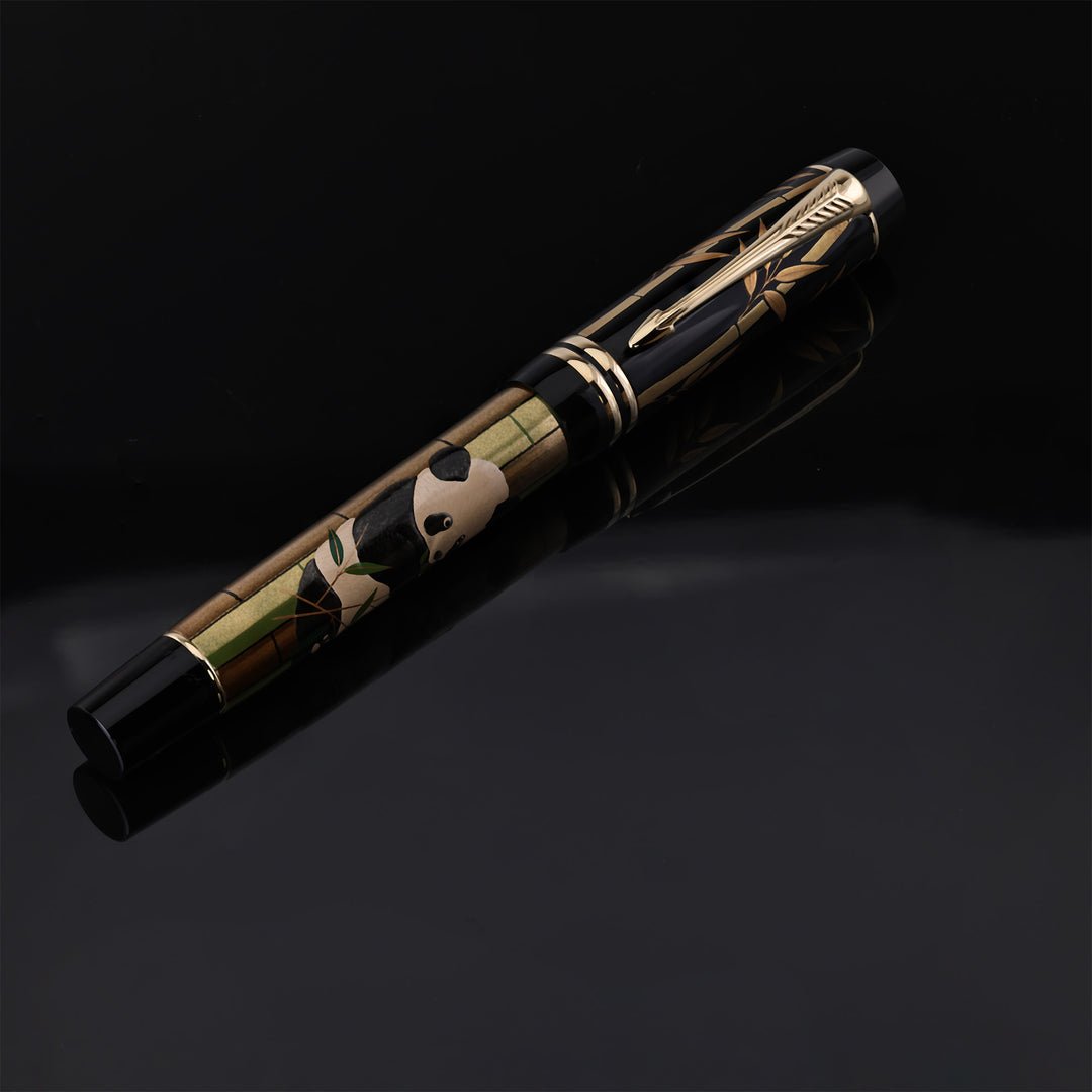 Parker Duofold Panda Maki-e Fountain Pen Limited Edition