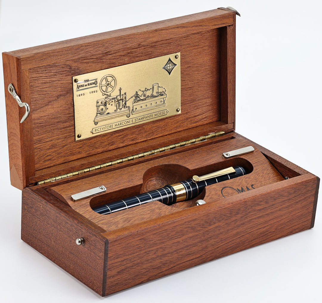 OMAS MARCONI 100 ANNIVERSARY OF THE RADIO Fountain Pen - Blue