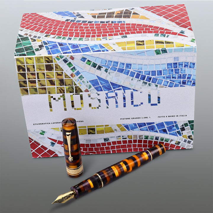 Leonardo Momento Zero Grande Mosaico Fountain Pen