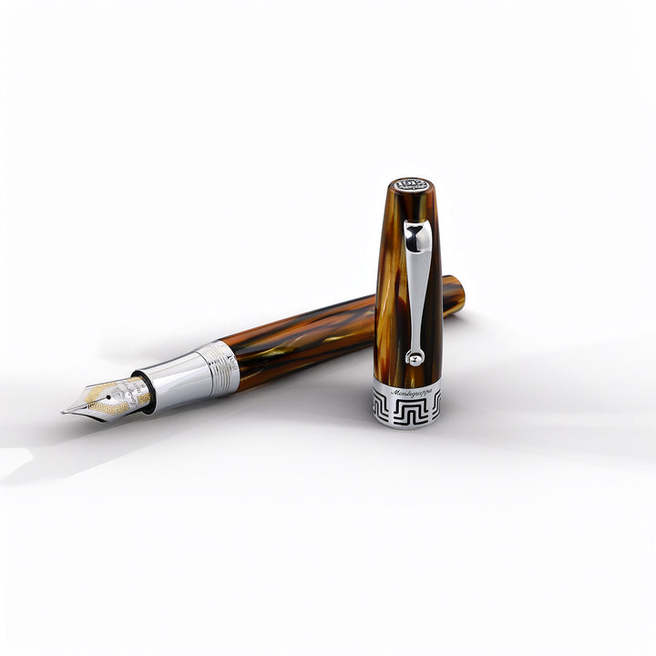 Montegrappa Extra 1930 Turtle Brown Celluloid Fountain Pen