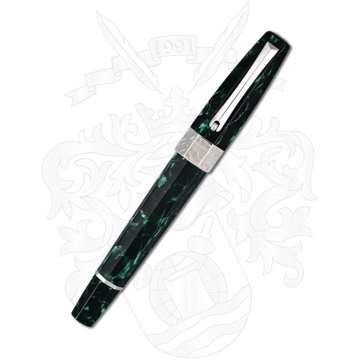 Montegrappa Extra Otto Malachite Green Limited Edition Fountain Pen