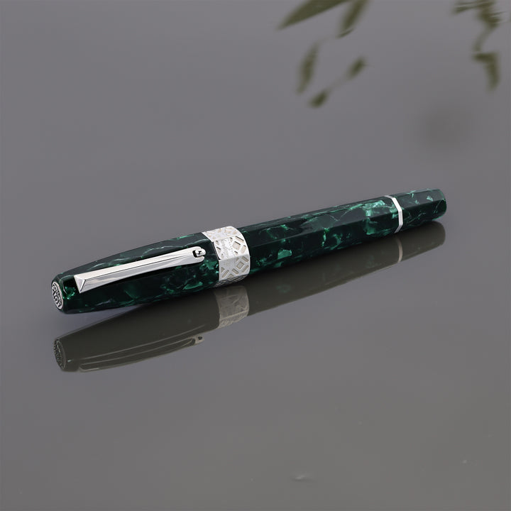 Montegrappa Extra Otto Malachite Green Limited Edition Fountain Pen
