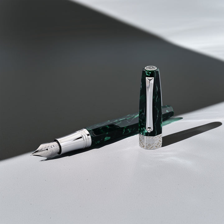 Montegrappa Extra Otto Malachite Green Limited Edition Fountain Pen