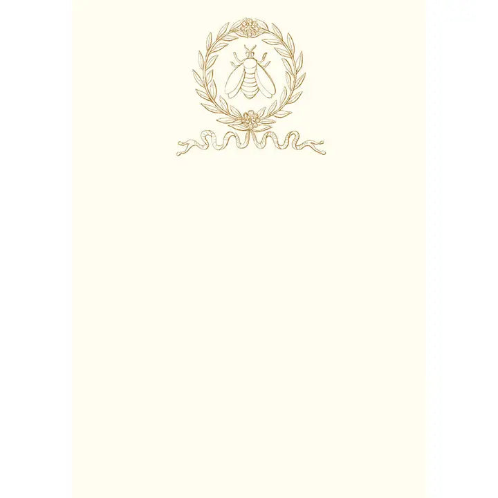 Alexa Pulitzer Empire Bee Note Card with Plain Envelope