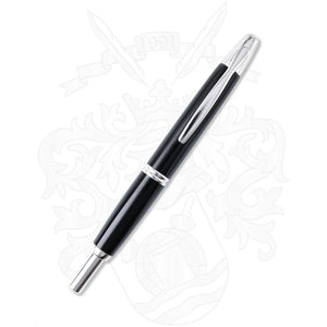 Pilot Vanishing Point Black And Silver Fountain Pen