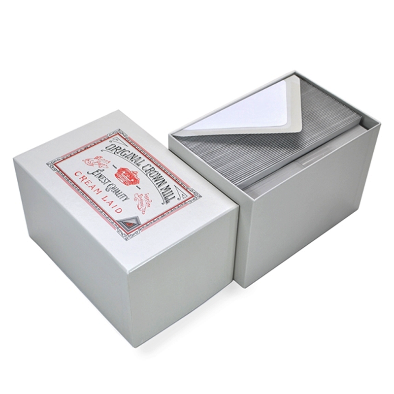 Classic Laid Note Card Presentation Boxes | Original Crown Mill