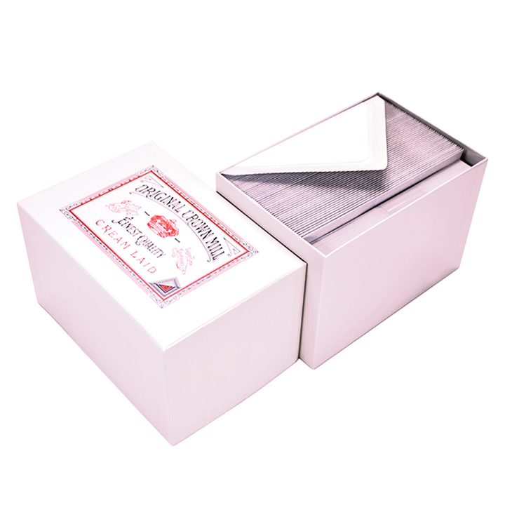 Classic Laid Note Card Presentation Boxes | Original Crown Mill