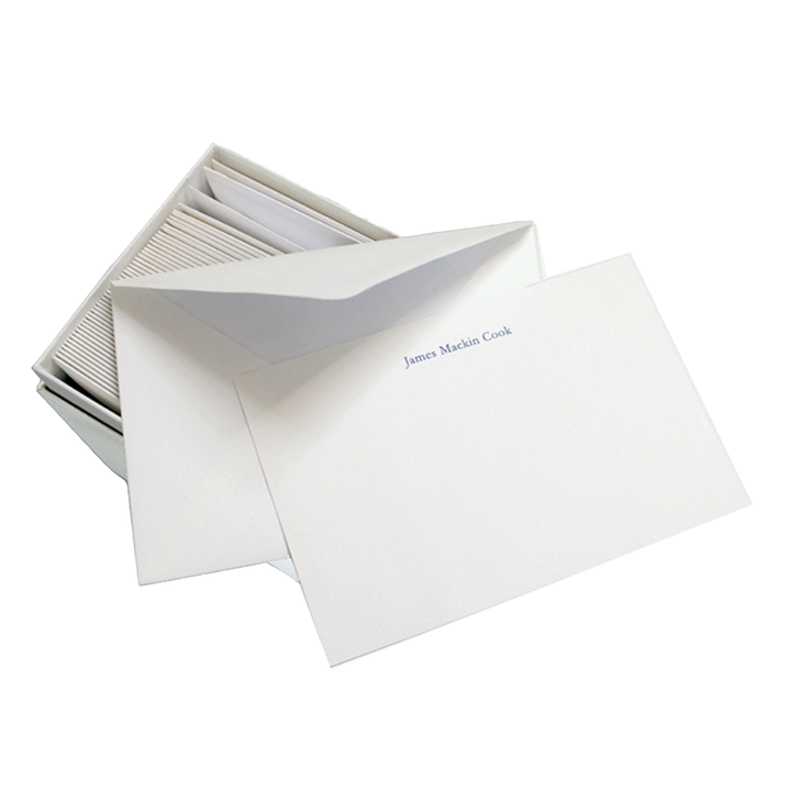 Classic Laid Note Card Presentation Boxes - Pure Cotton | Original Crown Mill