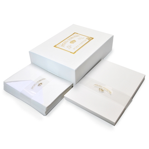 Pure Cotton Sheet Presentation Box (100/50) A5 | Original Crown Mill