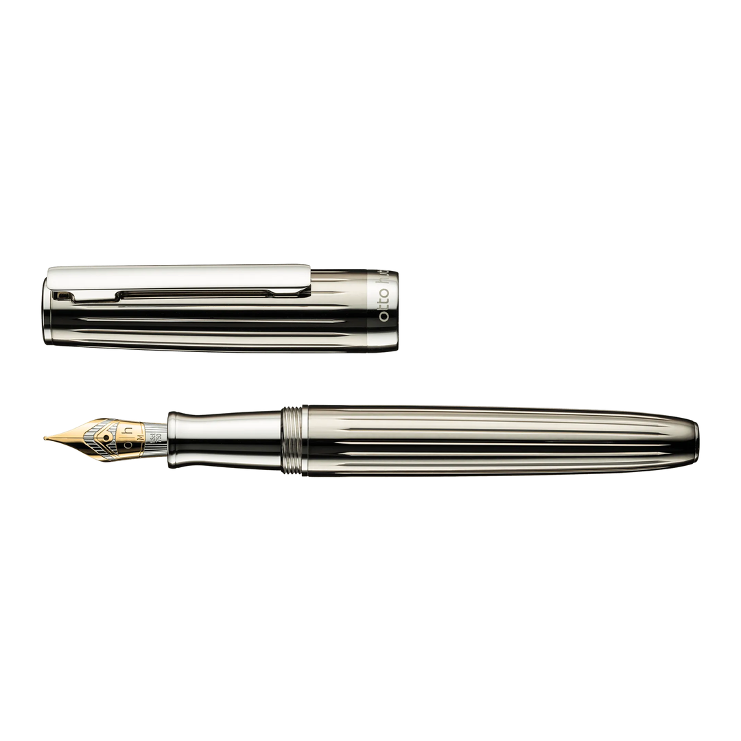 Otto Hutt Design 07 Thread Guilloche Black Transparent Lacquer - Fountain Pen