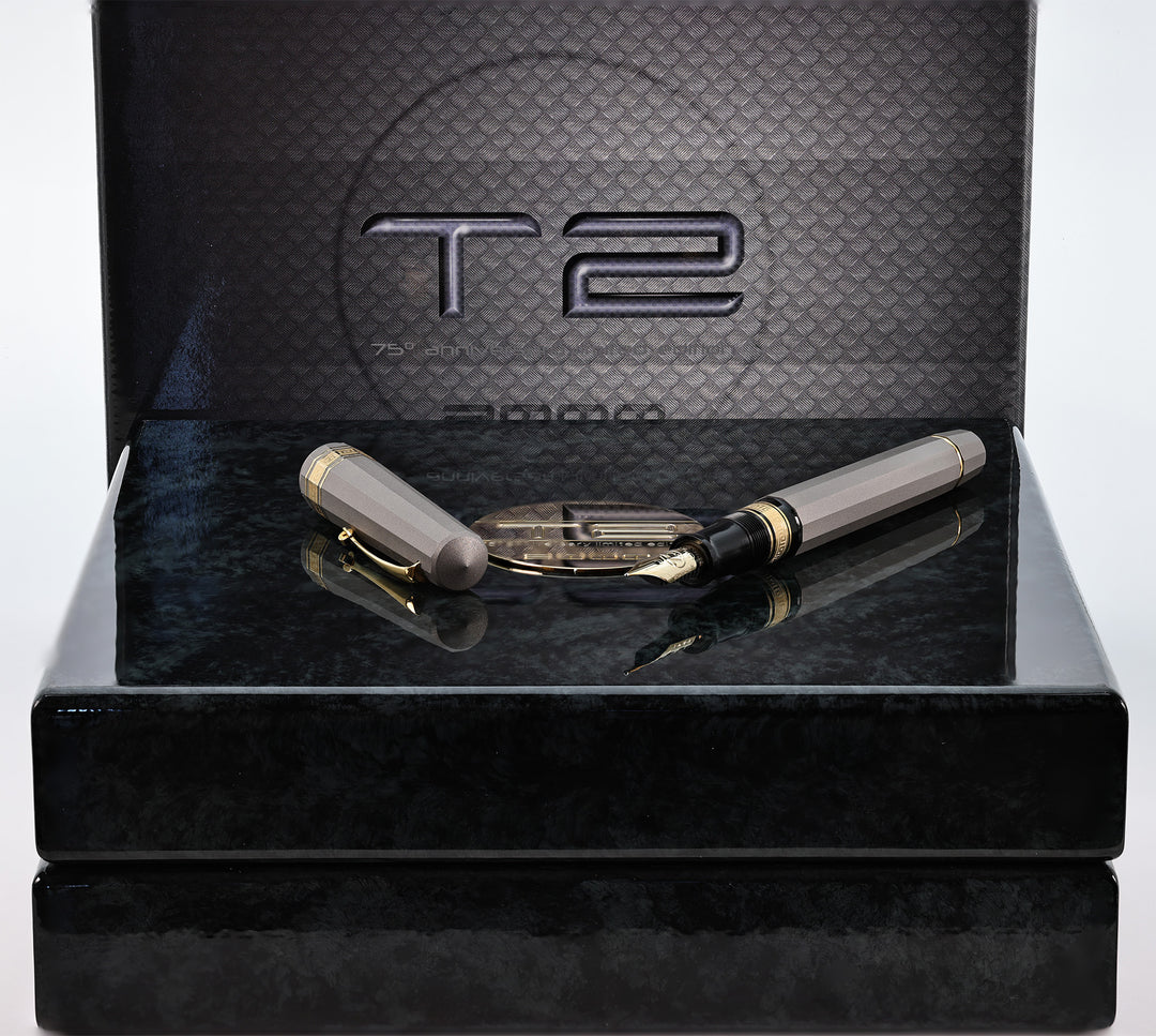 OMAS T2 Titanium 75th Anniversary Limited Edition Fountain Pen 