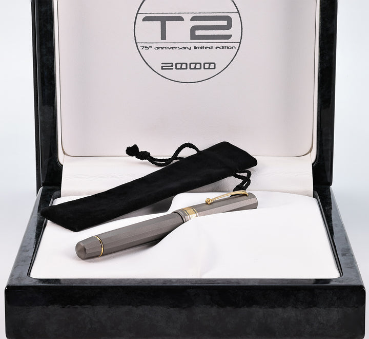 OMAS T2 Titanium 75th Anniversary Limited Edition Fountain Pen 