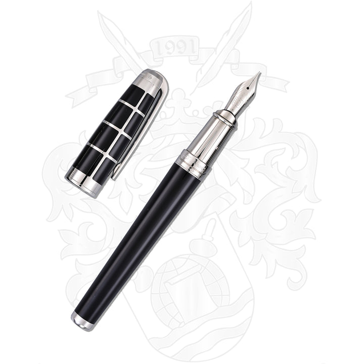 S.T. Dupont Olympio XL Black with Squares