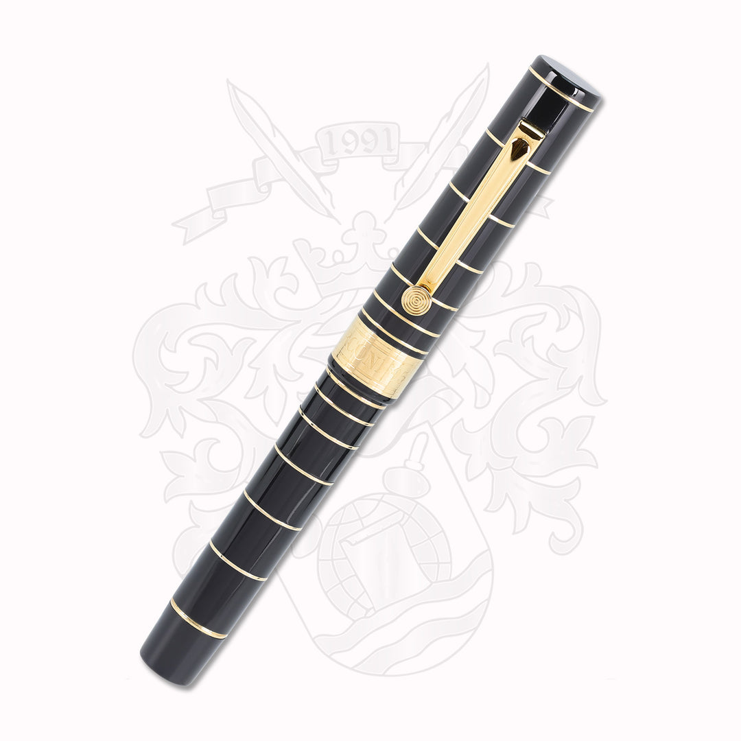 OMAS MARCONI 100 ANNIVERSARY OF THE RADIO Fountain Pen - Charcoal