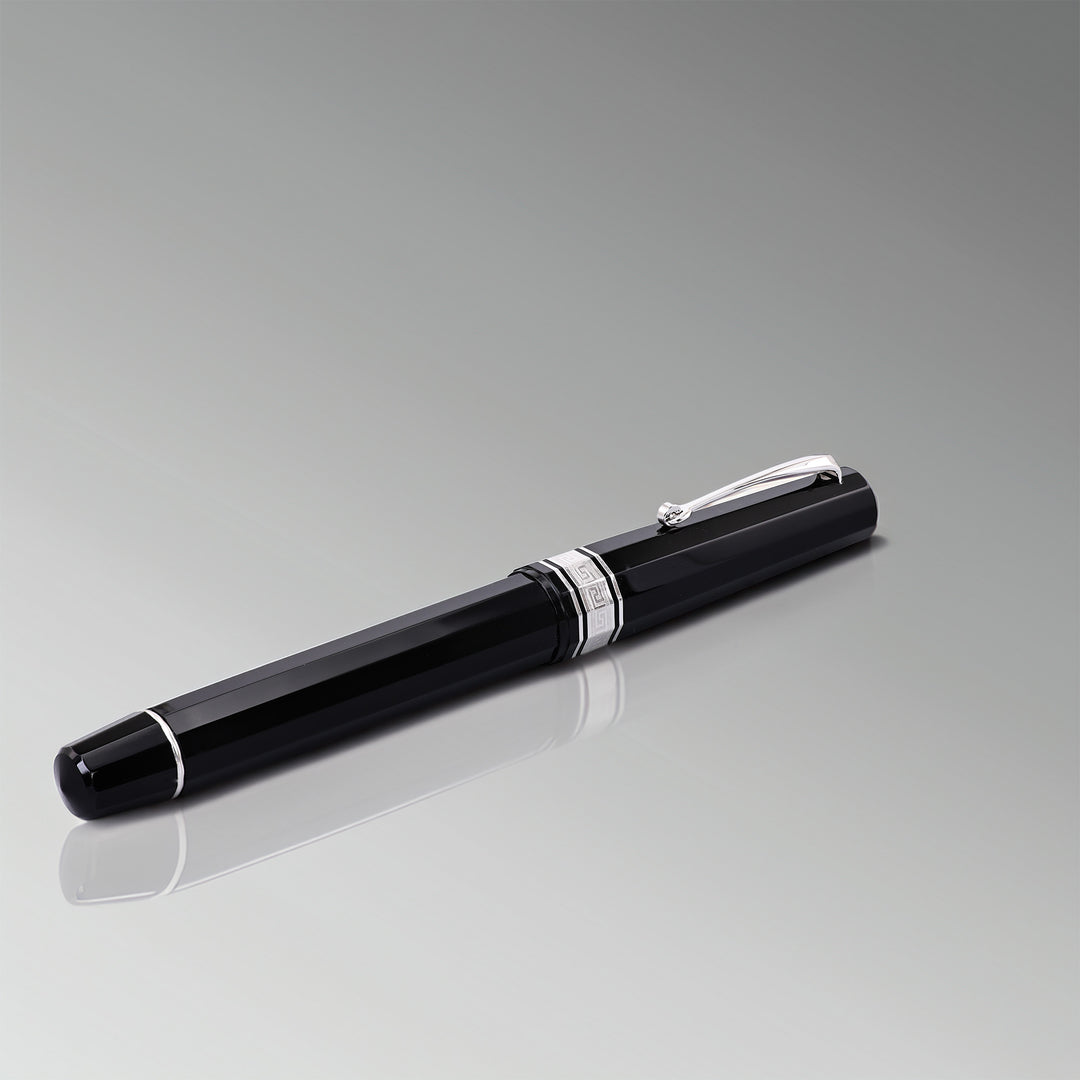 Omas Paragon Black With Rhodium Trim