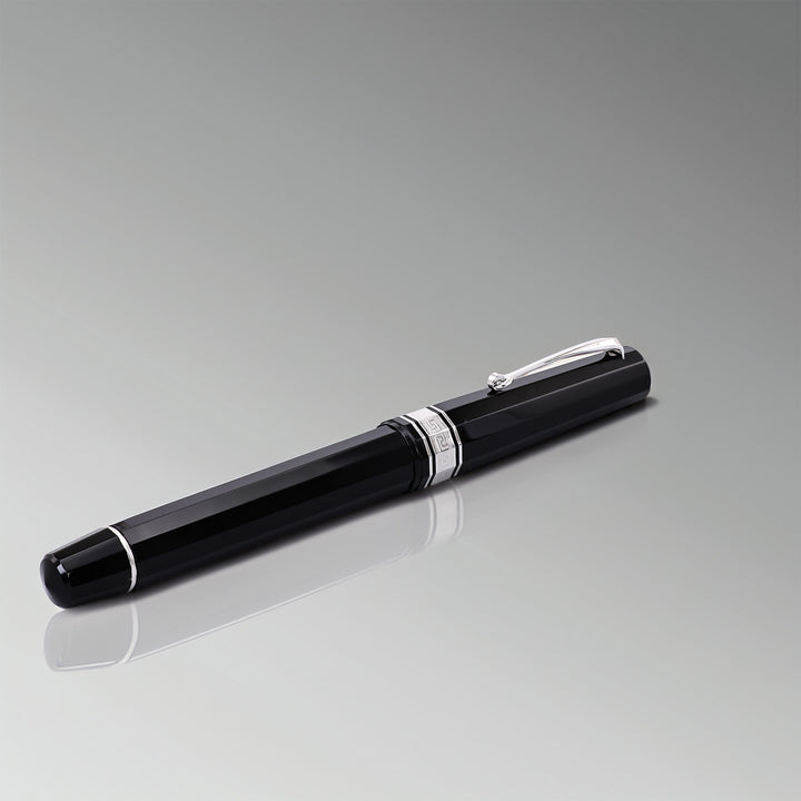 Omas Paragon Black With Rhodium Trim
