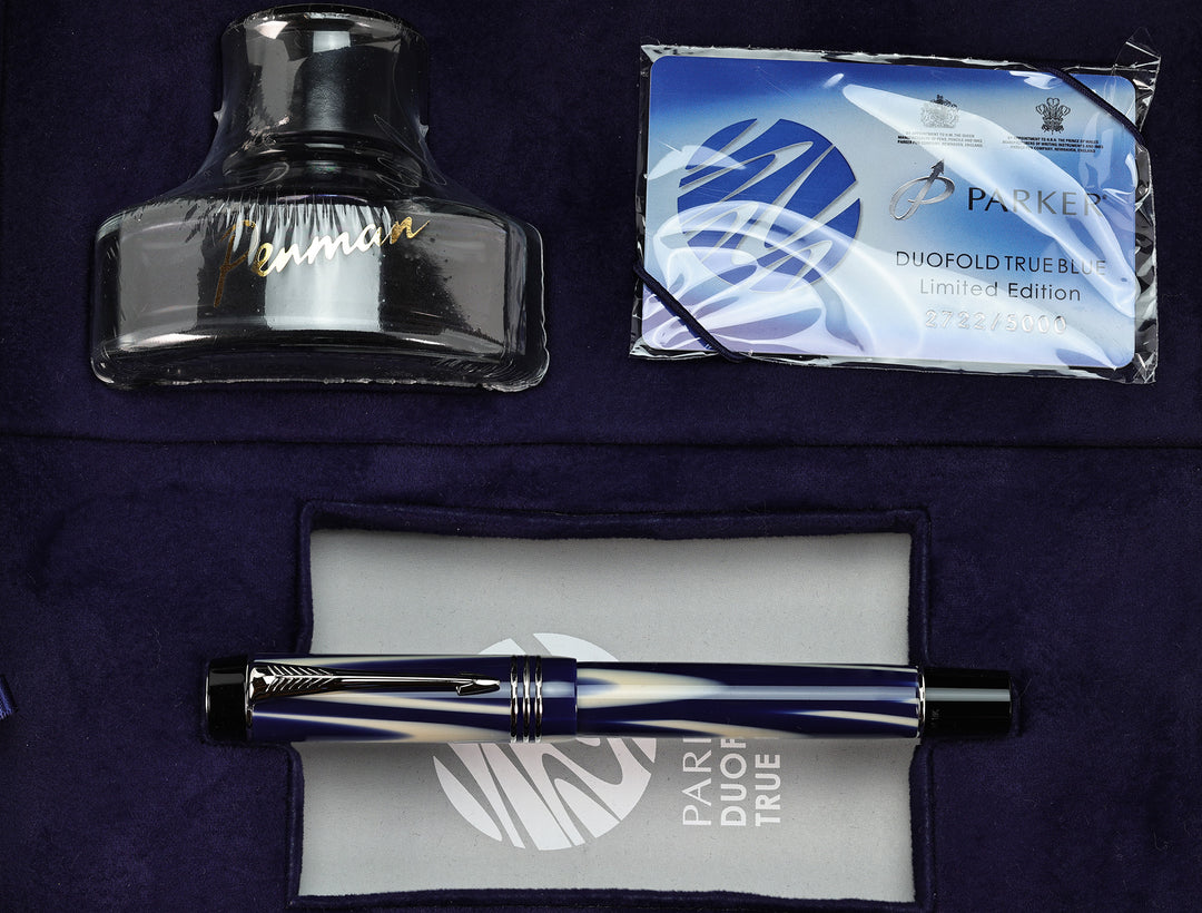 Parker Duofold True Blue Limited Edition Fountain Pen 