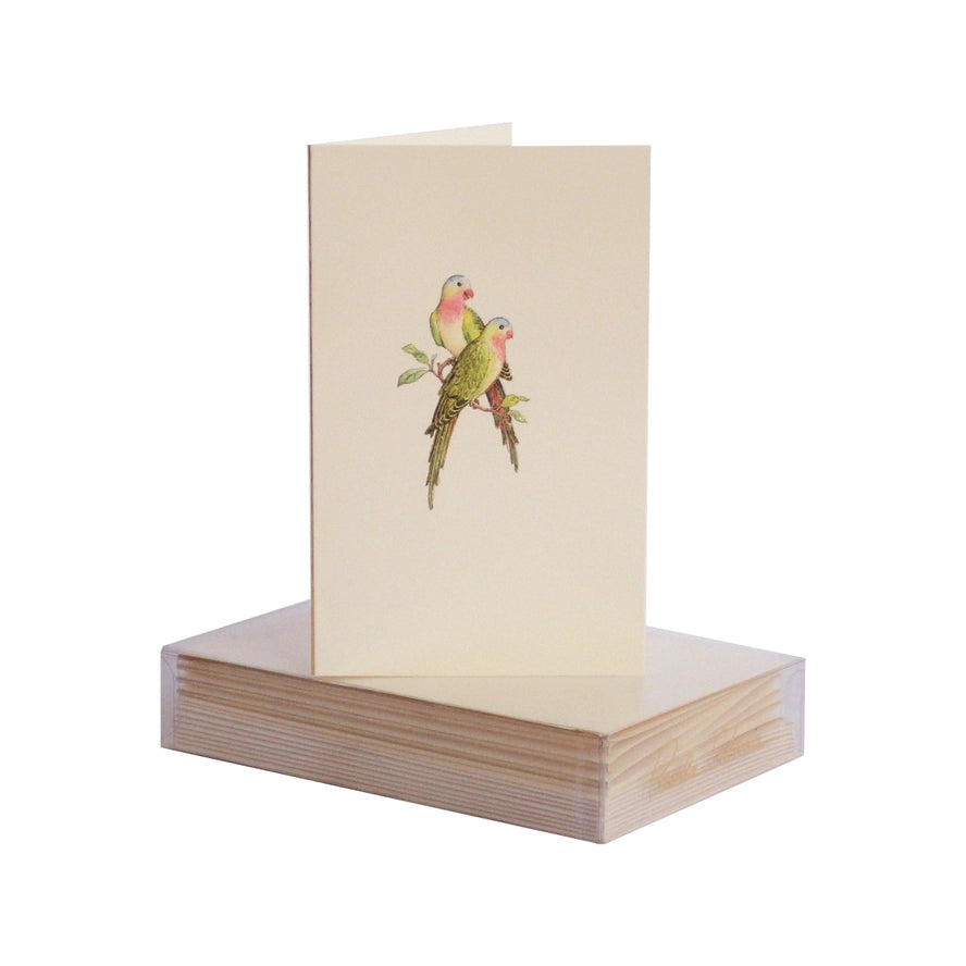 Paula Skene Parrots Mini Note Card