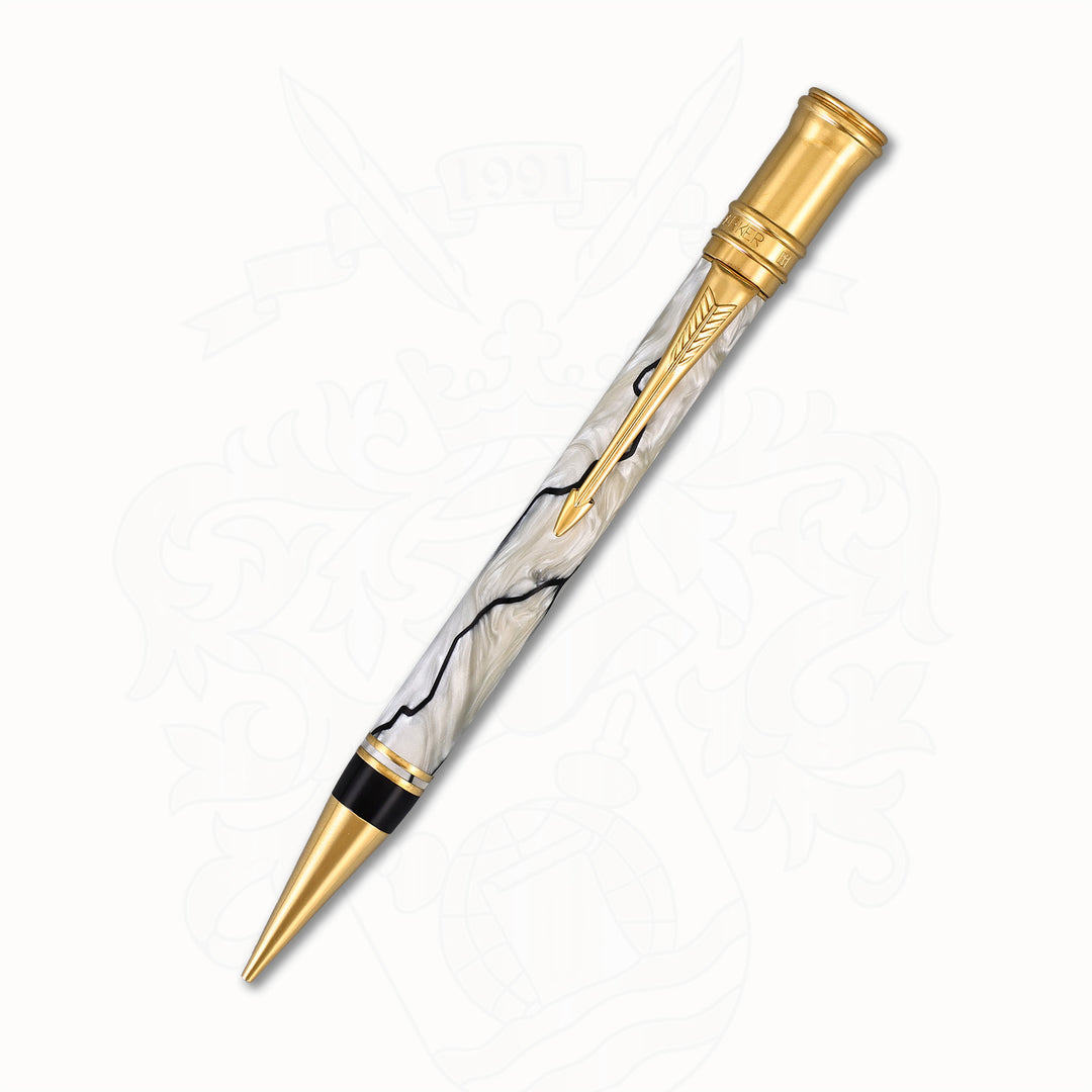 Parker Duofold Pencil MK II Black &amp; Pearl