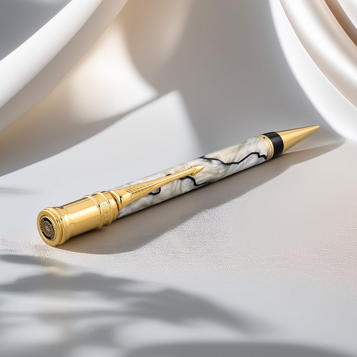 Parker Duofold Pencil MK II Black &amp; Pearl