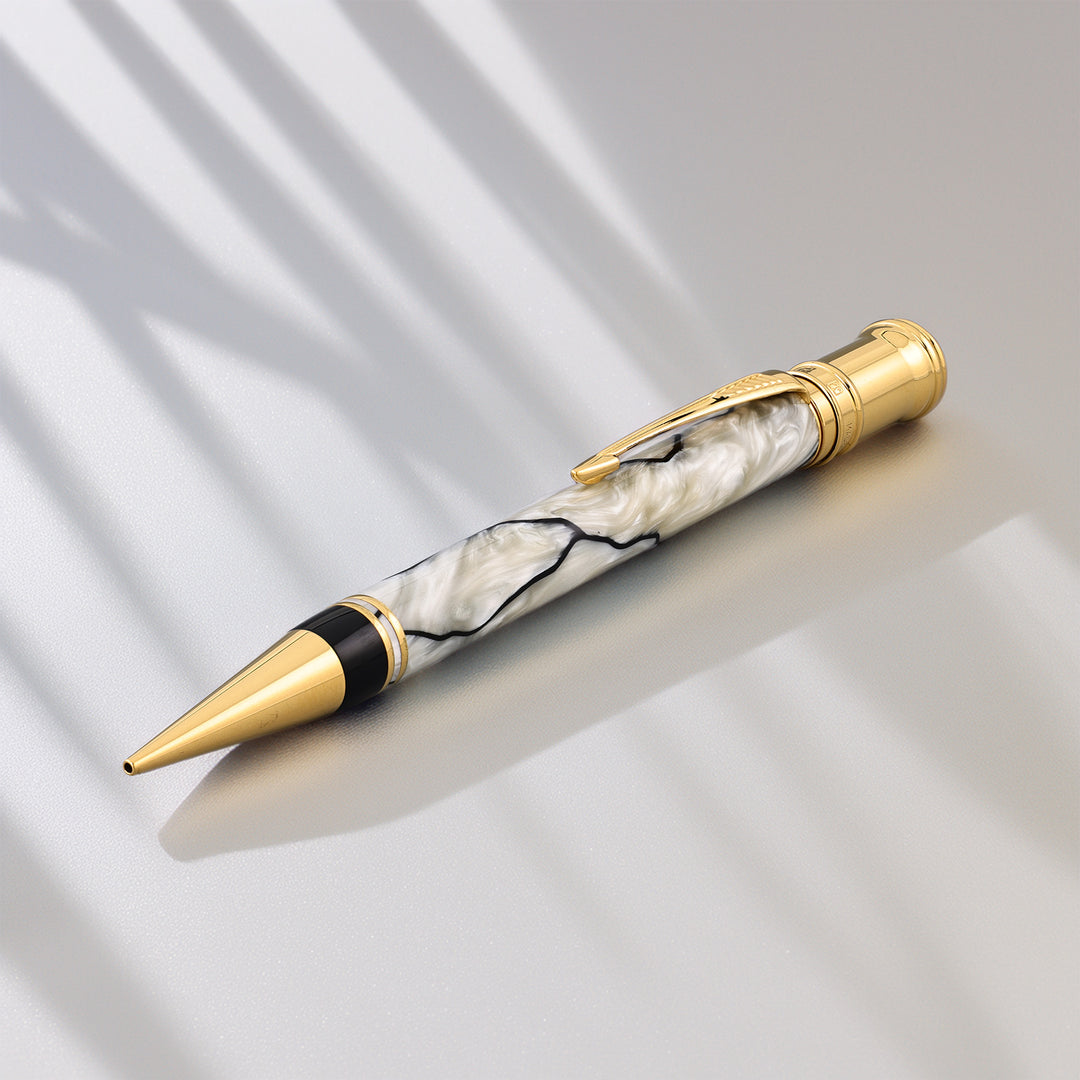 Parker Duofold Pencil MK II Black &amp; Pearl