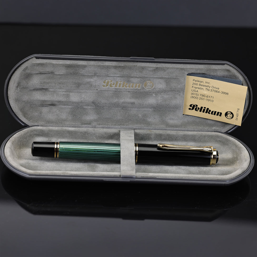 Pelikan Souverän M800 - Green Stripe Fountain Pen