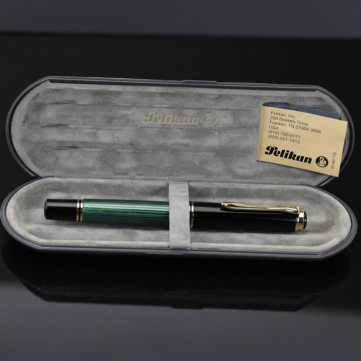 Pelikan Souverän M800 - Green Stripe Fountain Pen