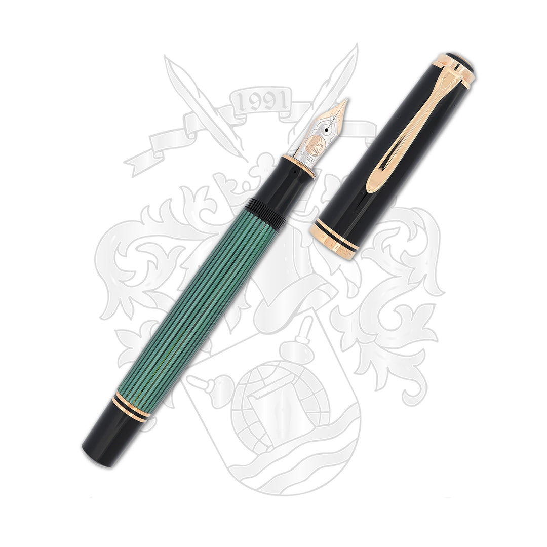 Pelikan Souverän M800 - Green Stripe Fountain Pen
