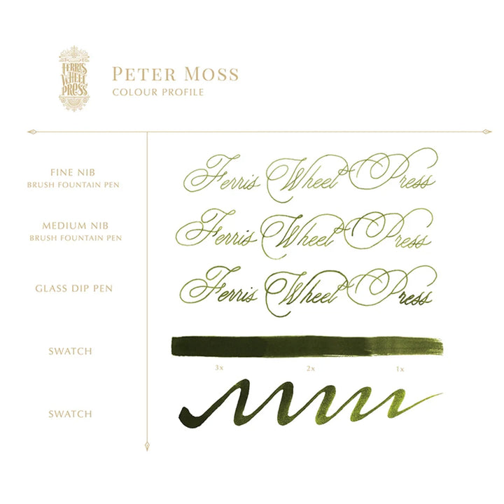 Ferris Wheel Press - Peter Moss Ink 38ml