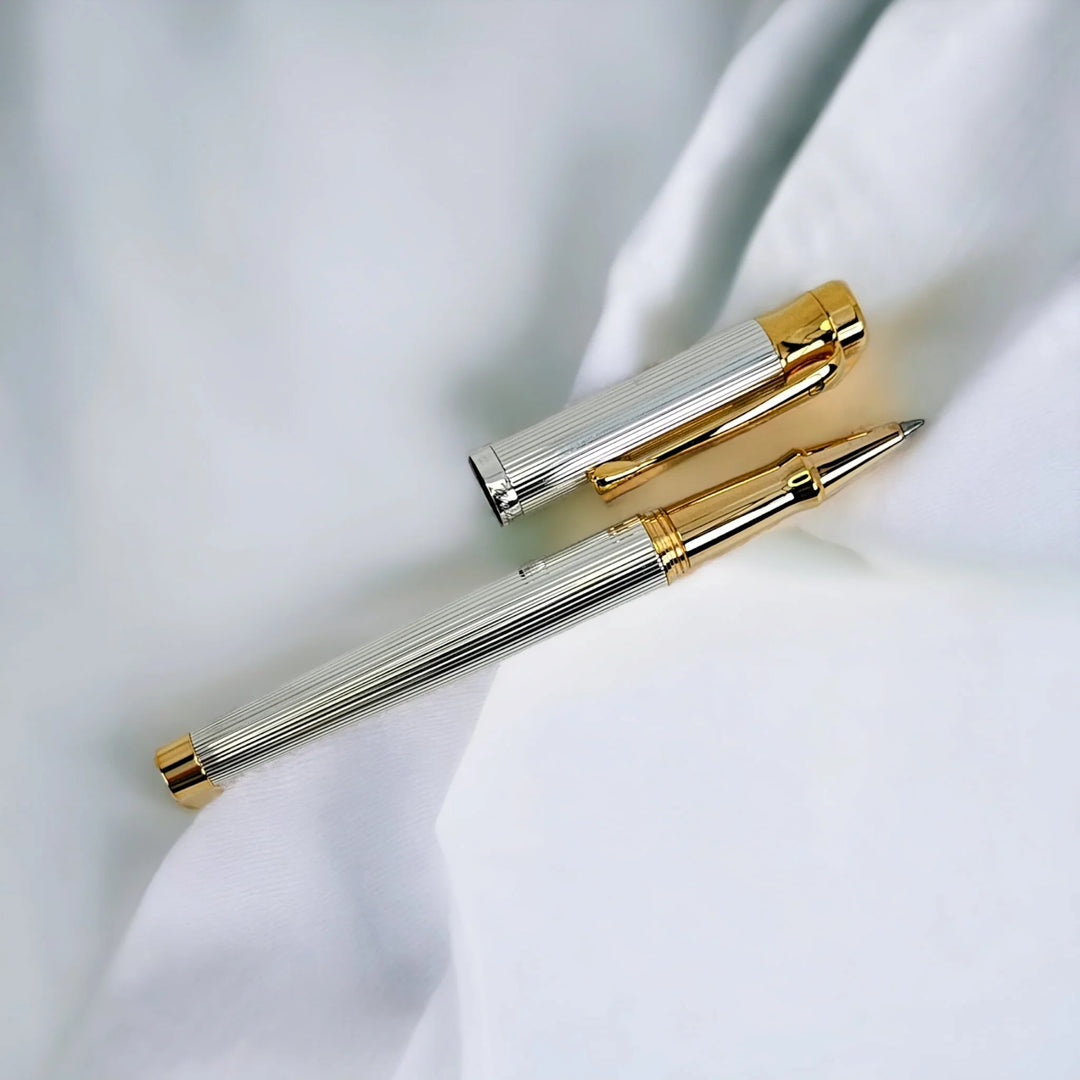 Waldmann Tango Rollerball Pen - Pinstripe Gold