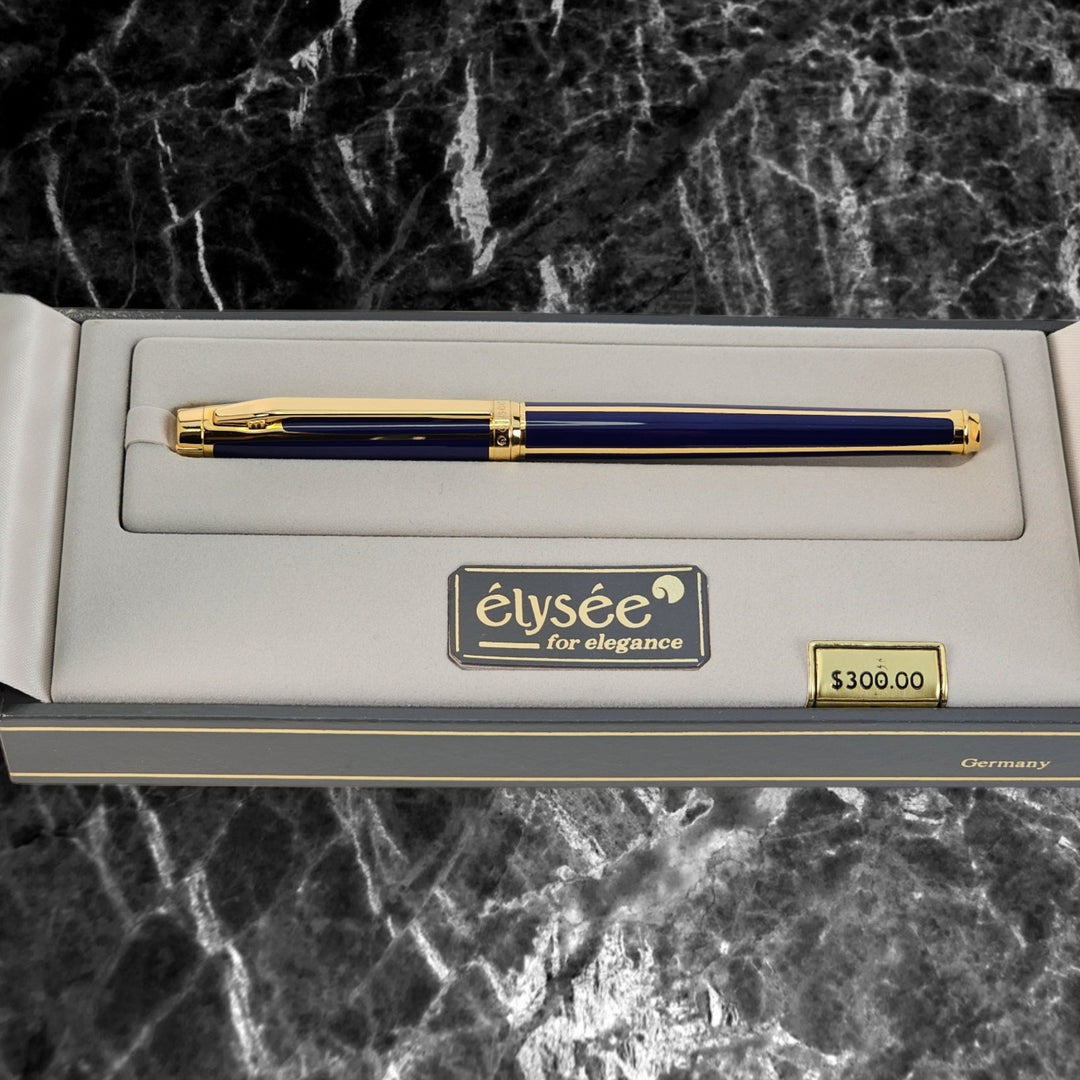 Elysee Parthenon Classique Noir Fountain Pen 18k Nib medium