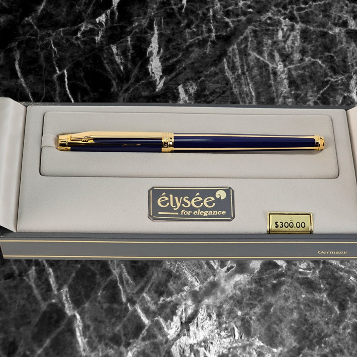 Elysee Parthenon Classique Noir Fountain Pen 18k Nib medium
