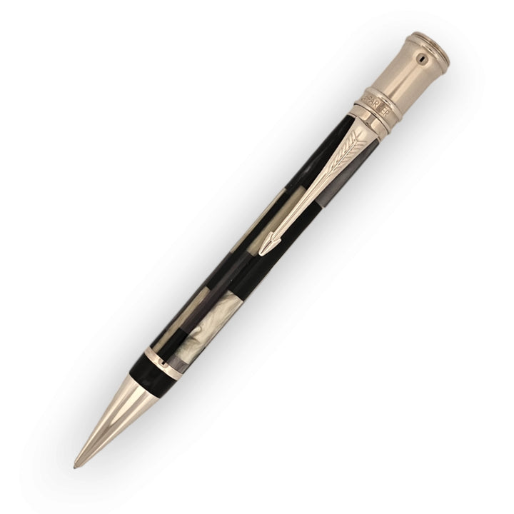 Parker Duofold Centennial Mosaic Black &amp; Grey Mechanical Pencil