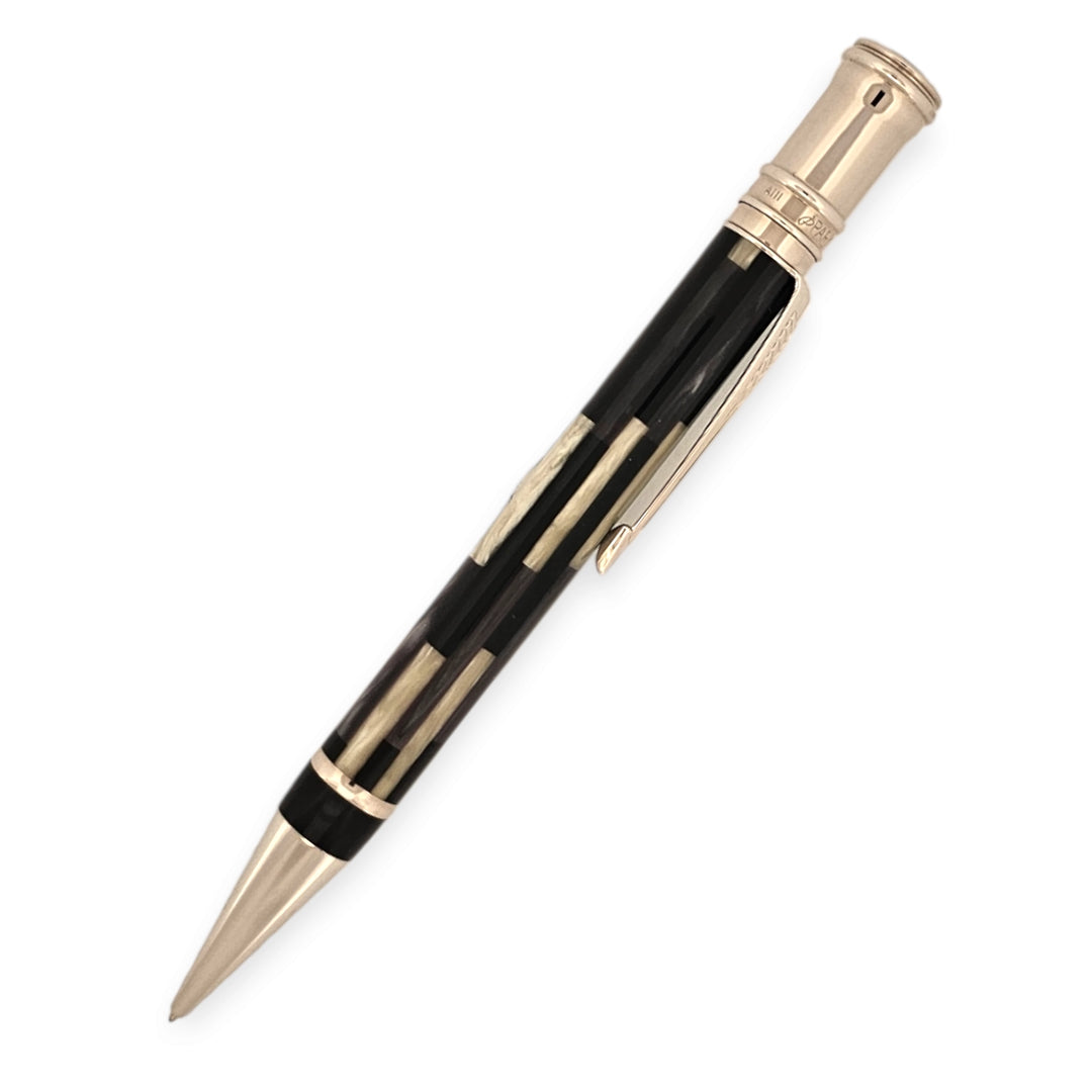 Parker Duofold Centennial Mosaic Black &amp; Grey Mechanical Pencil