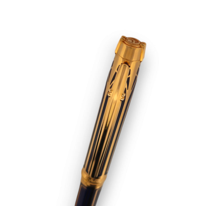 Elysee Parthenon Chinese Blue Lacquer with Cathedral Window inlay, Mechanical Pencil