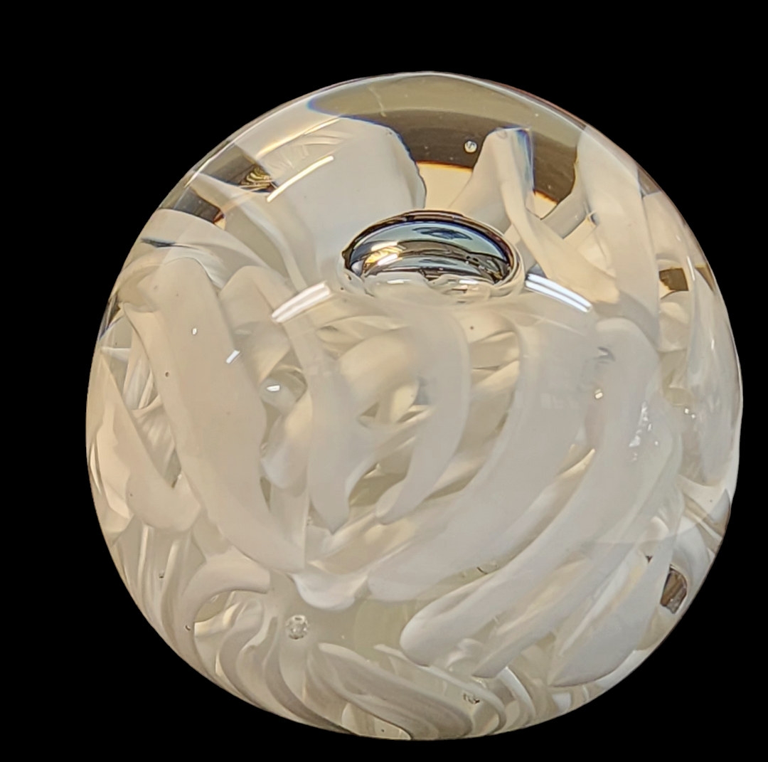 Hudson Glass Handblown Glass Ribbon Paperweight