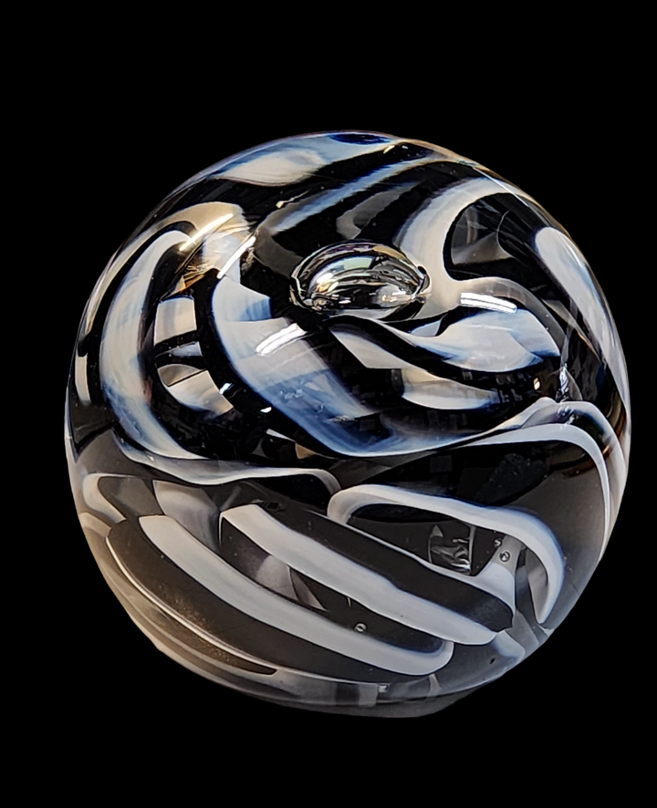 Hudson Glass Handblown Glass Ribbon Paperweight