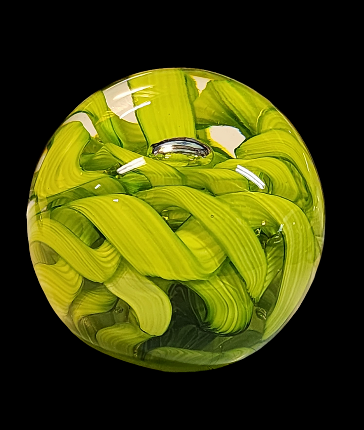 Hudson Glass Handblown Glass Ribbon Paperweight