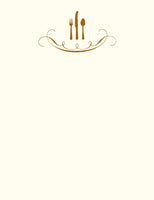 Alexa Pulitzer Place Setting Note Card with Plain Envelope