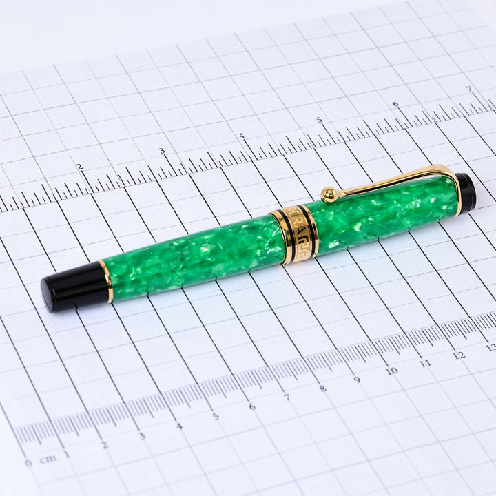 Aurora Optima Primavera Green Fountain Pen