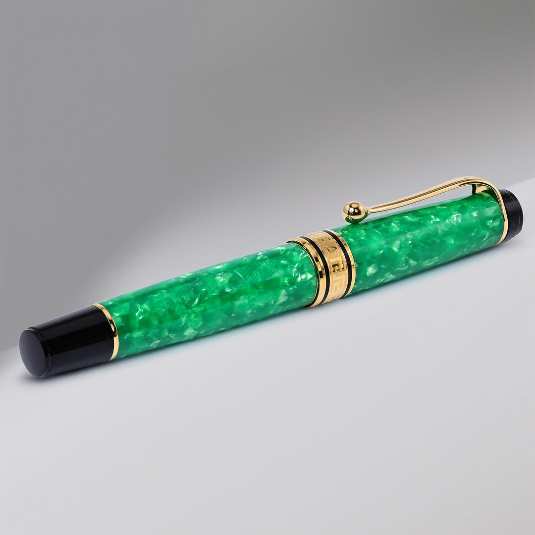 Aurora Optima Primavera Green Fountain Pen