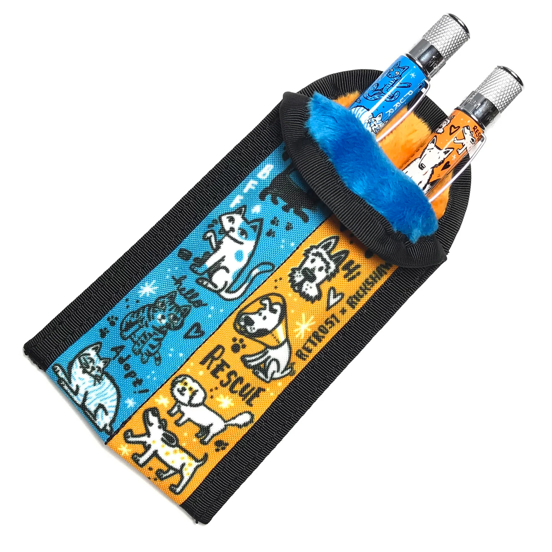 Retro 51 - Dog &amp; Cat 2-Pen Rickshaw Pen Sleeve